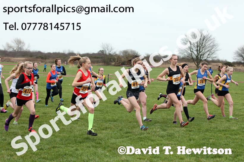 Girls under-15s 2019 Start Fitness Sherman Cup/Davison Shield, Temple Park, South Shield. Photo:  David T. Hewitson/Sports for All Pics